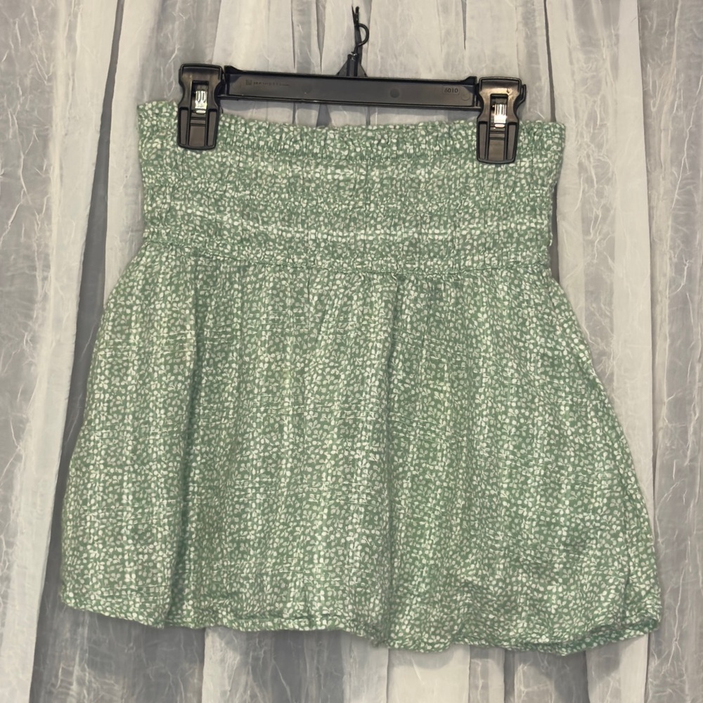 Abercrombie Kids Mint Floral Skort